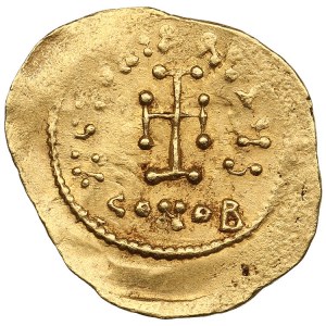 Empire byzantin (Constantinople) AV Tremissis, AD 669-674 - Constantin IV (AD 668-685)