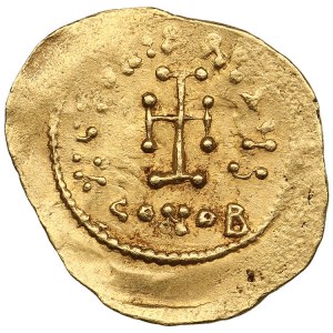 Cesarstwo Bizantyjskie (Konstantynopol) AV Tremissis, AD 669-674 - Konstantyn IV (AD 668-685)