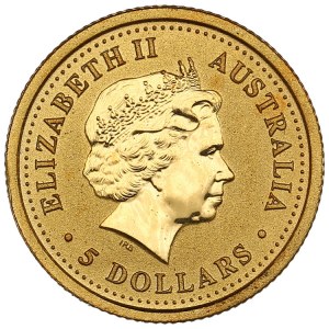 Australia 5 dollari 2007 - Canguro - Pepita