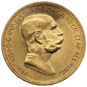 Rakúsko 10 korún 1909 - František Jozef I. (1848-1916)