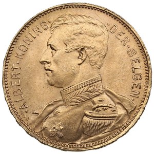 Belgio 20 franchi 1914 - Alberto I (1909-1934)