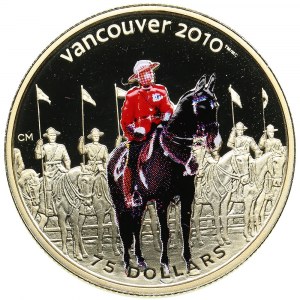Kanada 75 Dollars 2007 - Olympische Winterspiele in Vancouver - Berittene Polizei