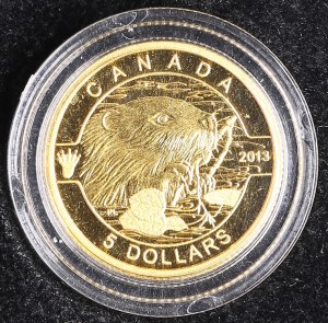 Canada 5 Dollars 2013 - Le Castor