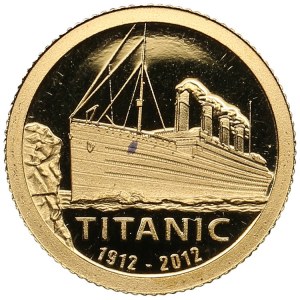 Cookove ostrovy 1 dolár 2012 - 100. výročie Titanicu