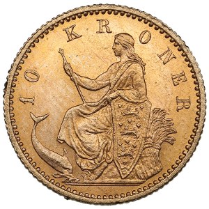 Danimarca 10 Corone 1900 VBP - Cristiano IX (1863-1906)