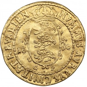 Estónsko (Reval, Švédsko) Zlatý dukát 1650 GP - Kristina (1632-1654)