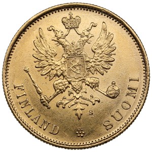 Finlandia (Russia) 10 Markkaa 1878 S - Alessandro II (1855-1881)