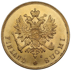 Finsko (Rusko) 10 Markkaa 1882 S - Alexander III (1881-1894)