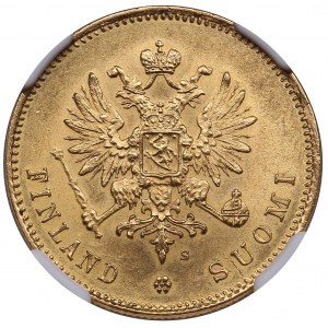 Finland (Russia) 20 Markkaa 1912 S - NGC MS 63 - Nicholas II (1894-1917)