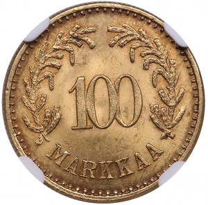 Finlandia 100 Markkaa 1926 S - NGC MS 64