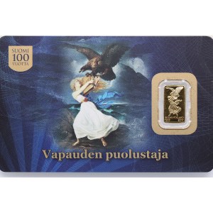 Lingotto d'oro Finlandia 2017 - 100° Anniversario dell'Indipendenza della Finlandia - Difensore della Libertà