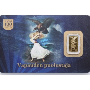 Finland Gold Bar 2017 - 100e anniversaire de l'indépendance de la Finlande - Défenseur de la liberté