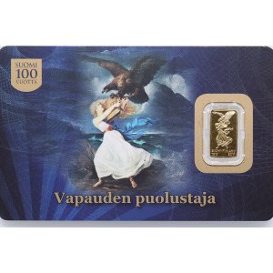 Finland Gold Bar 2017 - 100th Anniversary of Finland Independence - Defender of Freedom