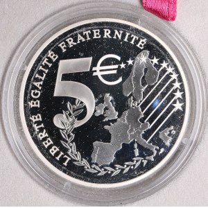 Francja 5 Euro 2002 - Dziękujemy Franc