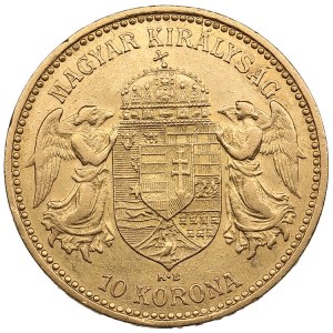 Hongrie 10 Korona 1892 KB - Franz Josef I (1848-1916)