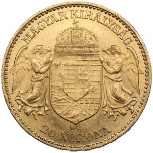 Hongrie 20 Korona 1902 KB - Franz Josef I (1848-1916)