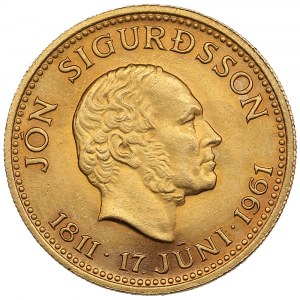 Islandia (Kopenhaga) 500 koron 1961 - 150. rocznica Jona Sigurdssona