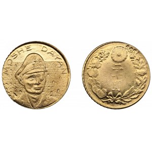 Skupina zlatých mincí Izrael a Japonsko (2)