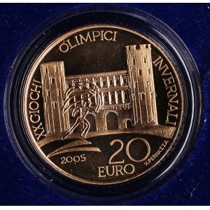 Italia 20 Euro 2005 - XX Giochi Olimpici Invernali 2006 a Torino - La Porta Palatina