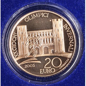 Itálie 20 Euro 2005 - XX. zimní olympijské hry 2006 v Turíně - Palatinská brána