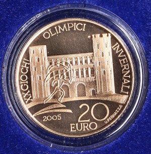 Włochy 20 Euro 2005 - XX Zimowe Igrzyska Olimpijskie 2006 w Turynie - Brama Palatyńska