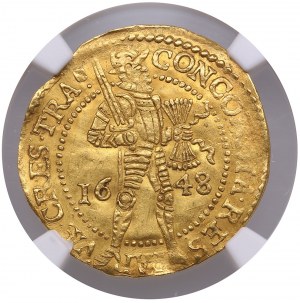 Netherlands (Utrecht) Ducat 1648 - NGC MS 61