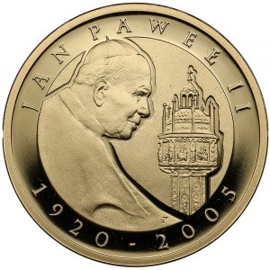 Poľsko 100 Złotych 2005 - Úmrtie pápeža Jána Pavla II.