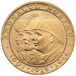 Rumunsko (Bukurešť) Medaila 20 Lei 1944 - Ardealul Nostru - Mihai I (1927-1930; 1940-1947)