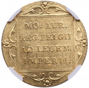 Rusko (Nizozemsko) Dukát petrohradská mincovna 1818 - Alexandr I. (1801-1825) - NGC MS 62