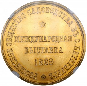 Russland Goldpreis Medaille 1869 - 