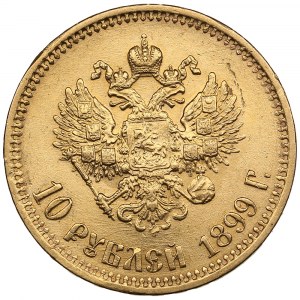 Rusko 10 rublů 1899 (1925) АГ - Mikuláš II (1894-1917) - sovětská emise