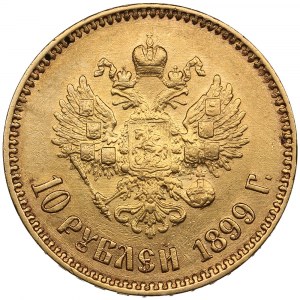 Rusko 10 rublů 1899 AГ - Mikuláš II (1894-1917)