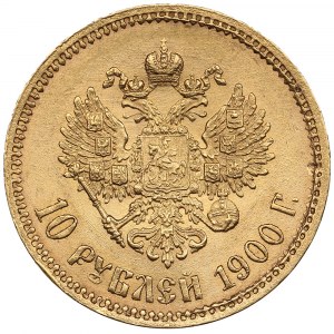 Rosja 10 rubli 1900 ФЗ - Mikołaj II (1894-1917)