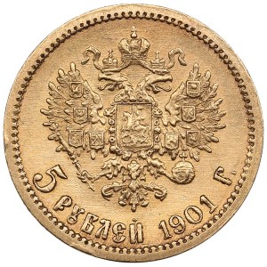 Rusko 5 rubľov 1901 ФЗ - Mikuláš II (1894-1917)