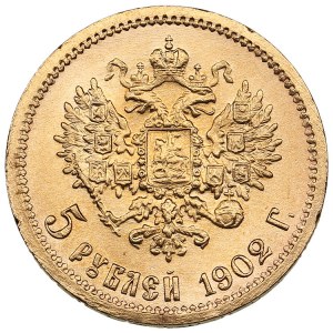 Russland 5 Rubel 1902 AP - Nikolaus II (1894-1917)