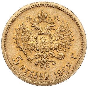 Rusko 5 rublů 1902 AP - Mikuláš II (1894-1917)