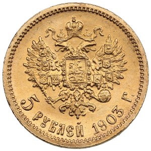 Rusko 5 rublů 1903 AP - Mikuláš II (1894-1917)