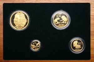 South Africa Prestige Gold Set Natura 2003 - Wild Cats of Africa - The Lion