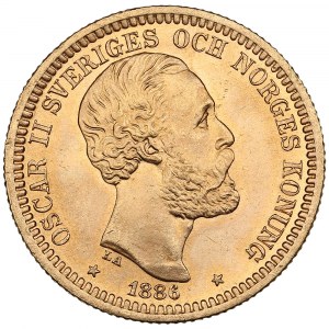 Švédsko 20 korún 1886 EB - Oscar II (1872-1907)