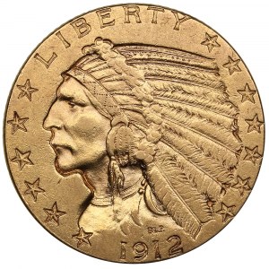USA (Filadelfia) 5 dolarów 1912 r.