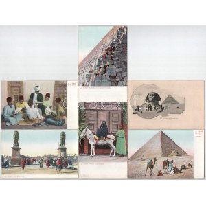Egyiptom 28 db régi képeslap / Egypt 28 starých pohlednic