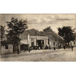 1917 Baj, Keresztény fogyasztási szövetkezet üzlete, dohányáruda (b)