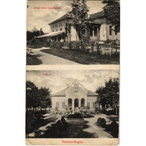 1912 Balatonboglár, Boglár; Pihenő Villa, Zsiga bácsi vendéglője. Fischl Jakab és fiai kiadása (EK...