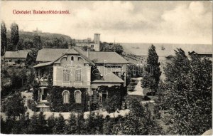 1907 Balatonföldvár, villa Nessi. Gerendai Gyula kiadása (fl)