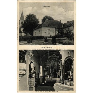1937 Balatonlelle, plébánia, Római katolikus templom belseje