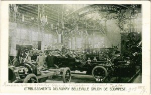 1905 Budapest, Etablissements Delaunay-Belleville Salon de Budapest / Delaunay-Belleville, francia luxusautó...
