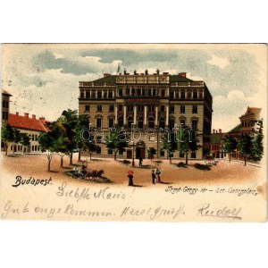 1902 Budapest I. Szent György tér. litho (EK)