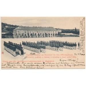 1898 (Vorläufer) Budapeszt II. Gyalogsági hadapród iskola...