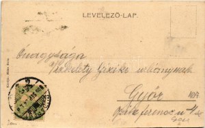 1906 Budapest II. Lipótmező, Cs. és Kir. gyalogsági hadapród iskola. Mike Béla kiadása / K.u.K...