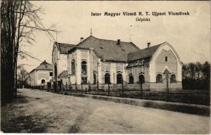 Budapest IV. Újpest, Ister Magyar Vízmű R.T. Vízművek, gépház. Sellei K. kiadása (EK)